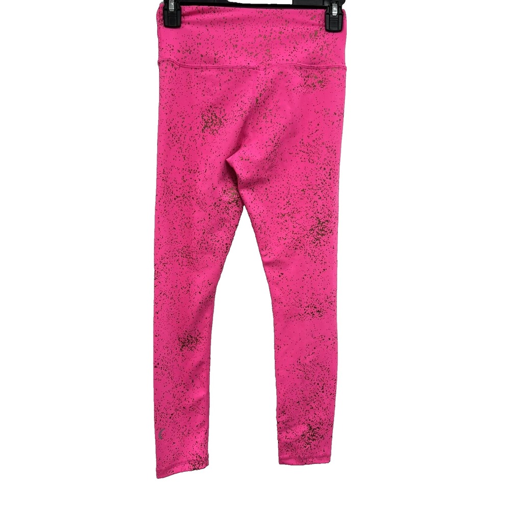 Zyia Women Hot Pink Stay Gold  pink cropped Leggings Size 2 A005245 - Picture 3 of 6